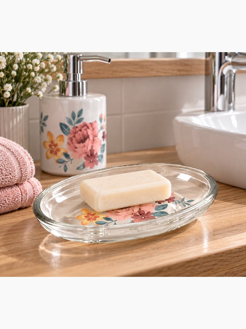 Porte savon en verre jayana Transparent - Kiabi