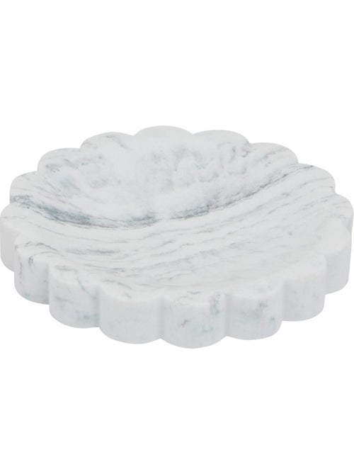 Porte-savon rond effet marbre MARBY - Kiabi