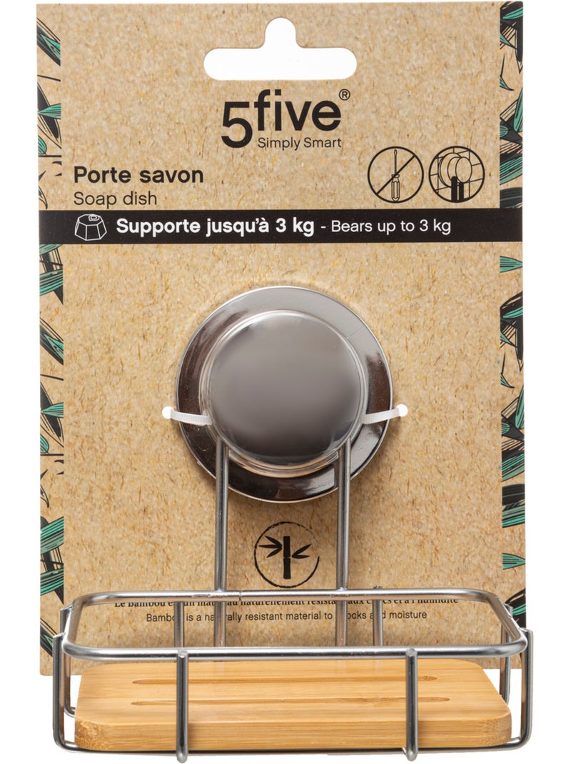 Porte Savon Ventou Venterra Bain Marron - Kiabi