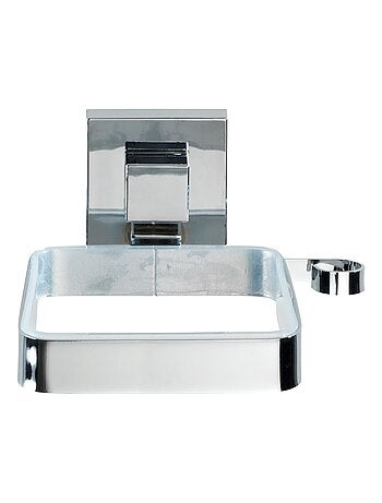 Porte sèche-cheveux en acier inox Quadro