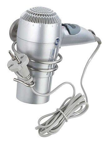 Porte sèche-cheveux mural