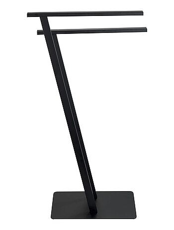 Porte-serviette 2 barres en acier mat LIRIO