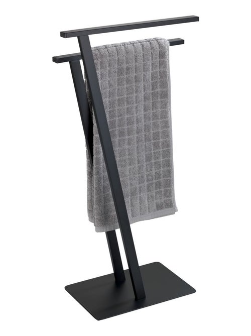 Porte-serviette 2 barres en acier mat LIRIO - Kiabi