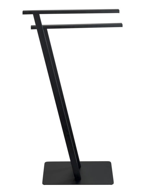 Porte-serviette 2 barres en acier mat LIRIO - Kiabi