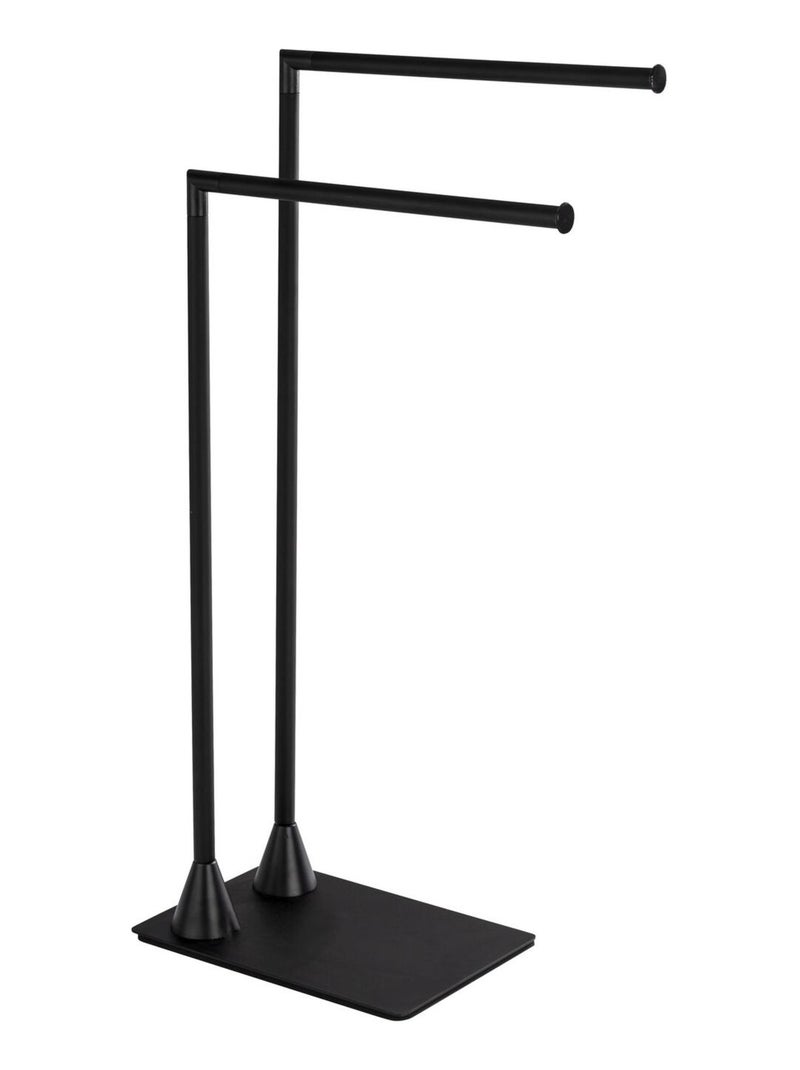 Porte-serviette en acier design industriel HELLA Noir - Kiabi