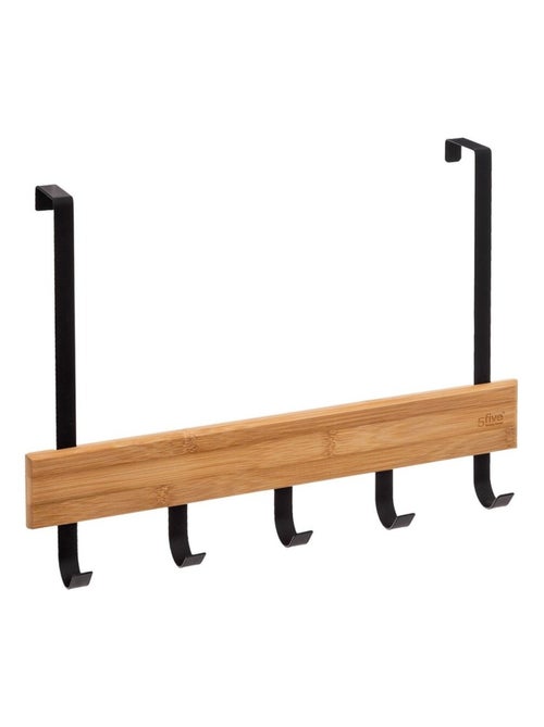 Porte serviette pour porte Natureo noir - Kiabi