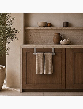 Porte serviette, torchon, crochet à suspendre cuisine ou salle de bain - vivezen
