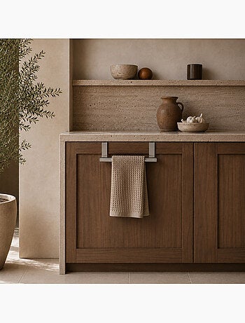 Porte serviette, torchon, crochet à suspendre cuisine ou salle de bain - vivezen