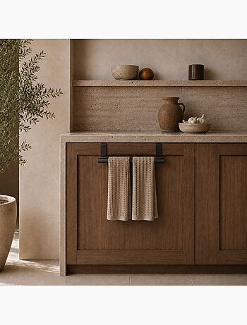 Porte serviette, torchon, crochet à suspendre cuisine ou salle de bain - vivezen