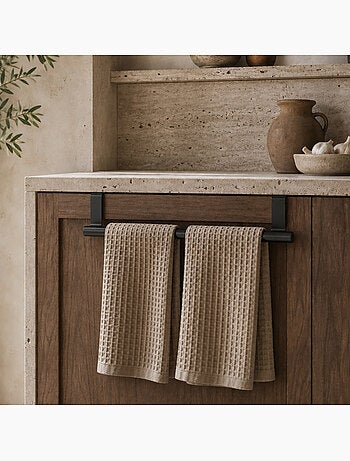 Porte serviette, torchon, crochet à suspendre cuisine ou salle de bain - vivezen