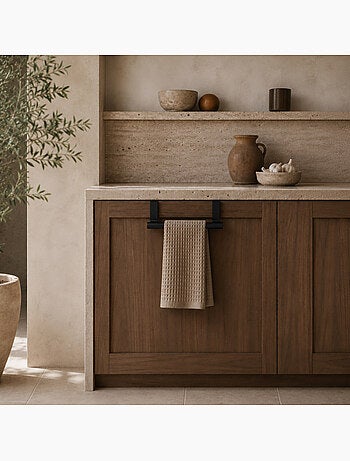 Porte serviette, torchon, crochet à suspendre cuisine ou salle de bain - vivezen