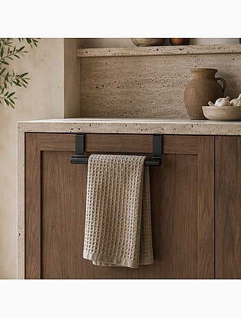 Porte serviette, torchon, crochet à suspendre cuisine ou salle de bain - vivezen