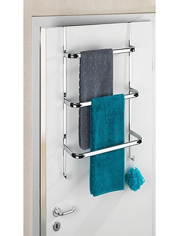Porte-serviettes de porte 3 barres et 2 crochets IRPINIA