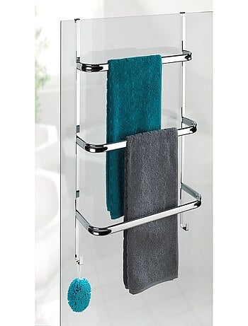 Porte-serviettes de porte 3 barres et 2 crochets IRPINIA