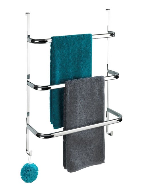 Porte-serviettes de porte 3 barres et 2 crochets IRPINIA - Kiabi Porte-serviettes de porte 3 barres et 2 crochets IRPINIA - Kiabi