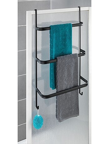 Porte-serviettes de porte 3 barres et 2 crochets IRPINIA