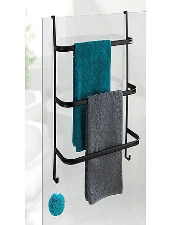 Porte-serviettes de porte 3 barres et 2 crochets IRPINIA