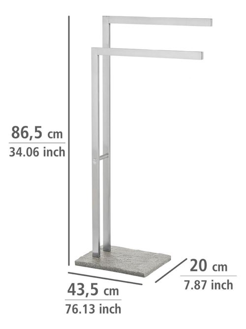 Porte-serviettes design Granit - Kiabi