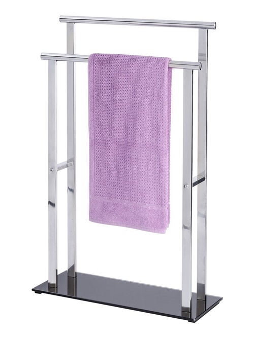 Porte-serviettes double barre en acier inoxydable LAVA - Kiabi Porte-serviettes double barre en acier inoxydable LAVA - Kiabi
