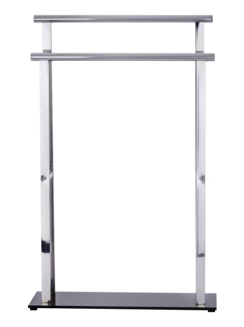 Porte-serviettes double barre en acier inoxydable LAVA - Kiabi Porte-serviettes double barre en acier inoxydable LAVA - Kiabi