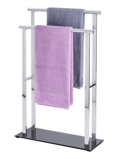 Porte-serviettes double barre en acier inoxydable LAVA - Kiabi Porte-serviettes double barre en acier inoxydable LAVA - Kiabi