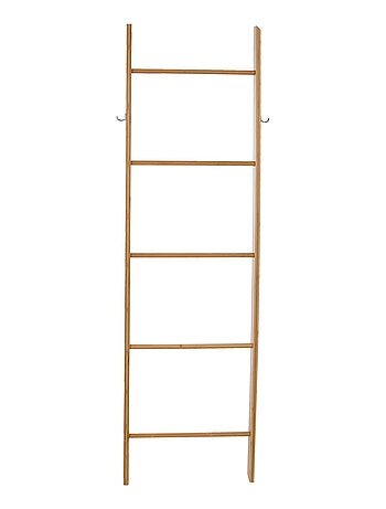 Porte-serviettes échelle 5 niveaux en bambou