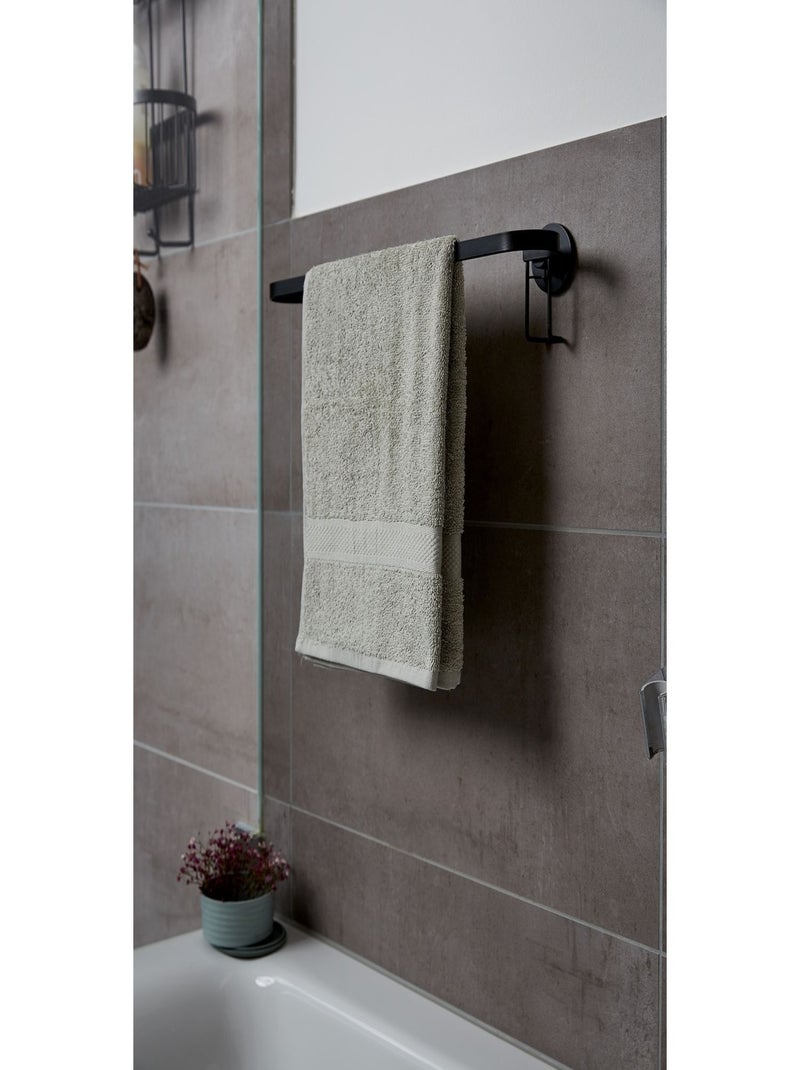 Porte-serviettes mural en inox CLASSIC Noir - Kiabi