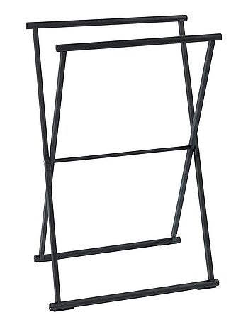 Porte-serviettes pliable indus Lava - L. 53 x H. 80 cm