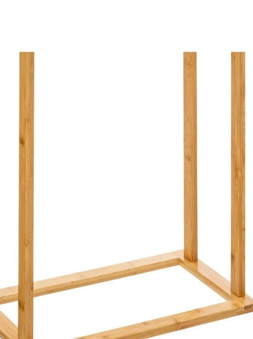 Porte serviettes sur pied bambou - Kiabi