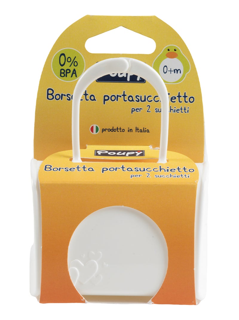 Porte-sucettes à 2 places -Poupy -pour enfants Blanc - Kiabi