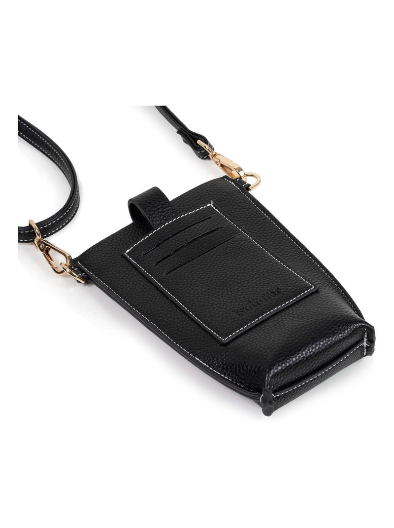 Porte-téléphone protection rfid anti-piratage de carte femme Isotoner Noir - Kiabi