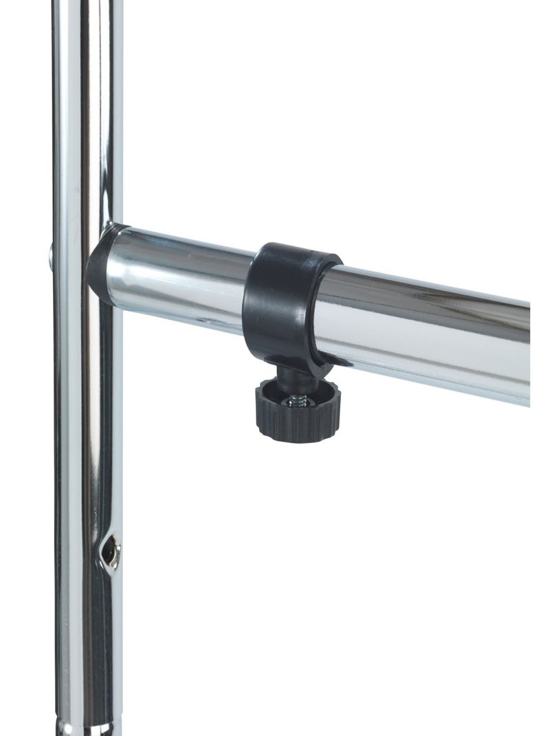 Porte-vêtements Profissimo - 4 roulettes Argent - Kiabi