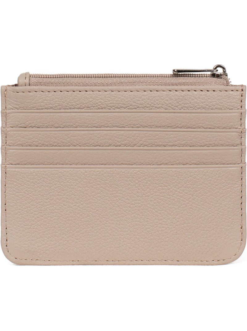 Portecartes  1 volet  Cuir CONFORT Beige - Kiabi