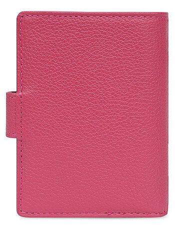 Portecartes 1 volet cuir confort hexagona