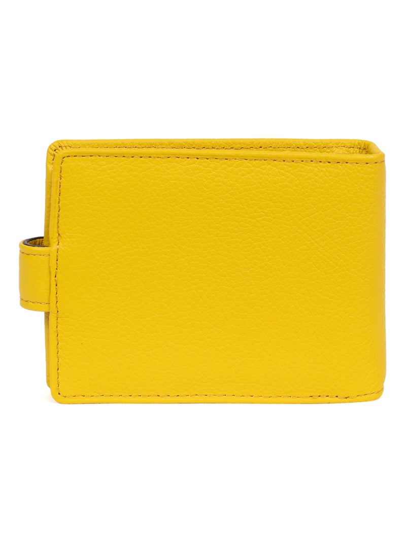 Portecartes  1 volet  Cuir CONFORT Jaune - Kiabi