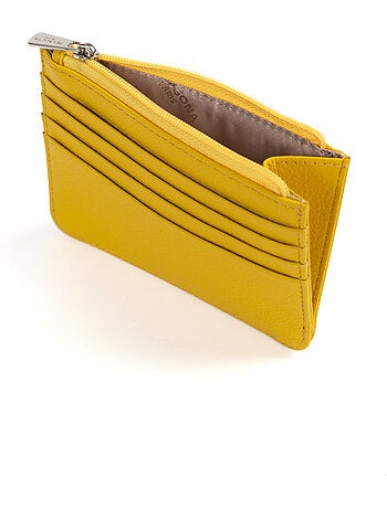 Portecartes 1 volet Cuir CONFORT