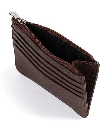 Portecartes 1 volet Cuir CONFORT