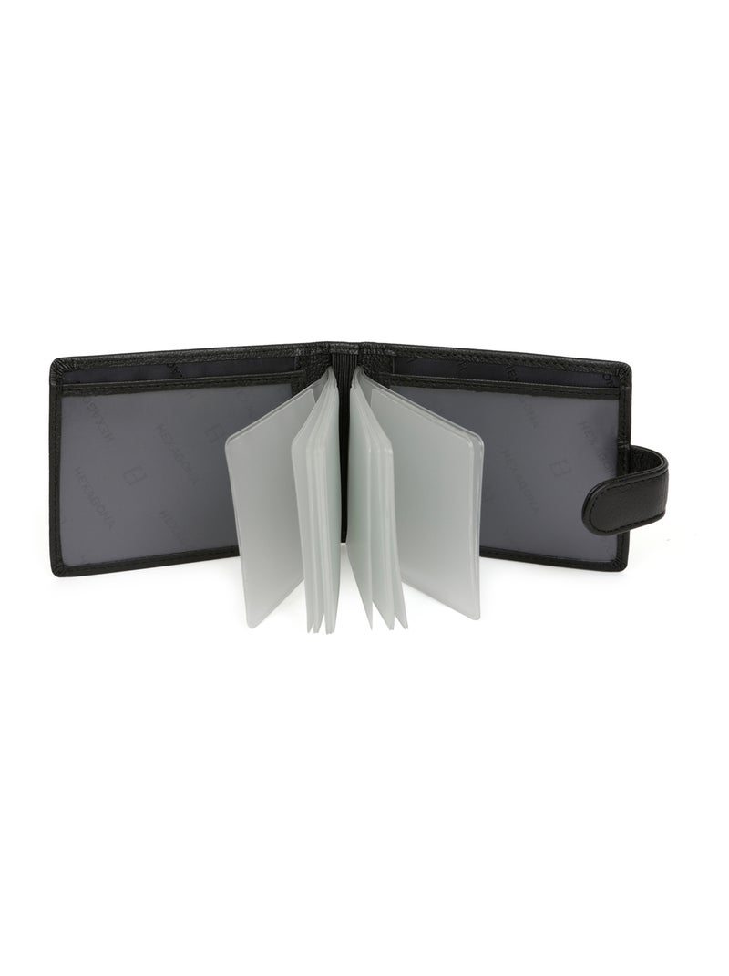 Portecartes  1 volet  Cuir CONFORT Noir - Kiabi