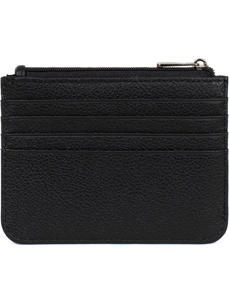 Portecartes  1 volet  Cuir CONFORT Noir - Kiabi