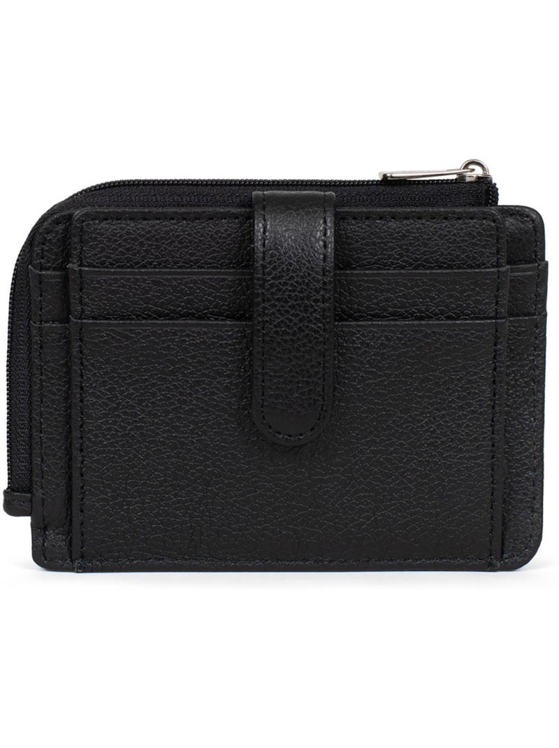 Portecartes  1 volet  Cuir CONFORT Noir - Kiabi