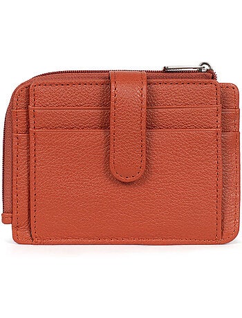 Portecartes 1 volet Cuir CONFORT