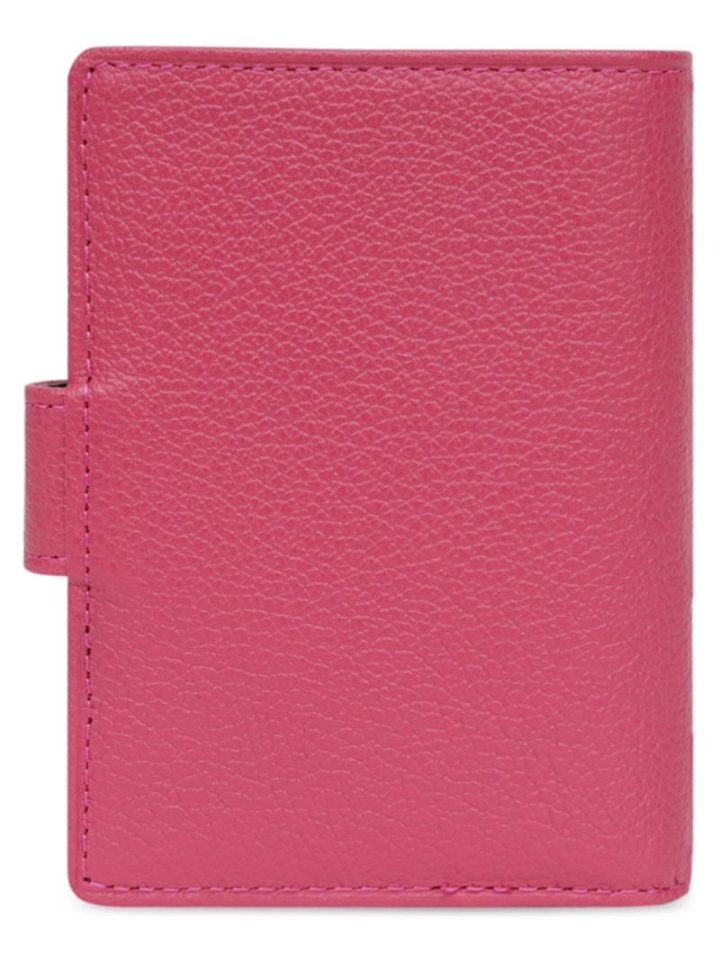Portecartes  1 volet  Cuir CONFORT Rose fushia - Kiabi