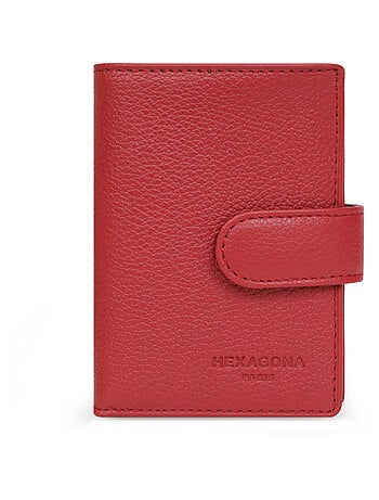 Portecartes 1 volet Cuir CONFORT