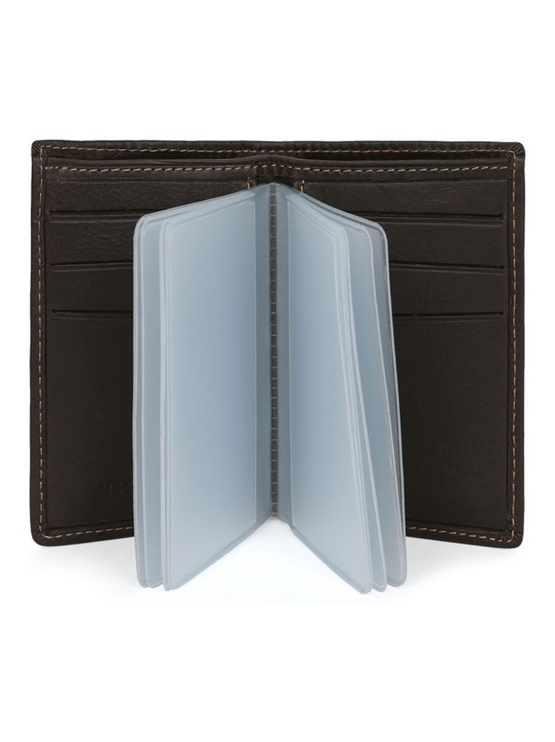 Portecartes  1 volet  Cuir FÉLIN Marron - Kiabi