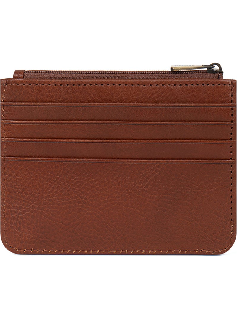 Portecartes  1 volet  Cuir ONDINE Marron - Kiabi