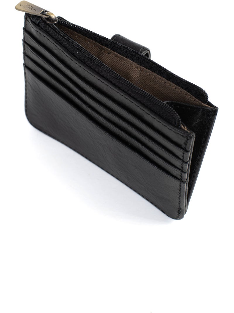 Portecartes  1 volet  Cuir ONDINE Noir - Kiabi