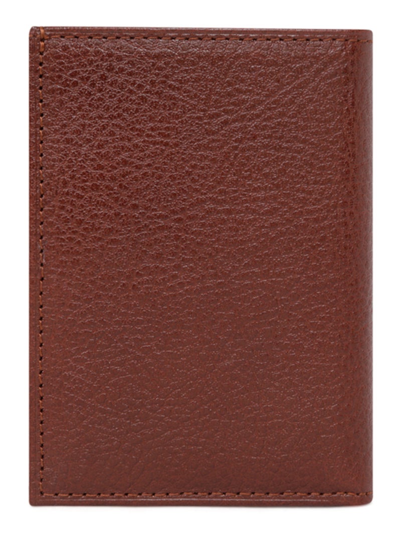Portecartes  1 volet  Cuir RÉPUBLIQUE Marron - Kiabi