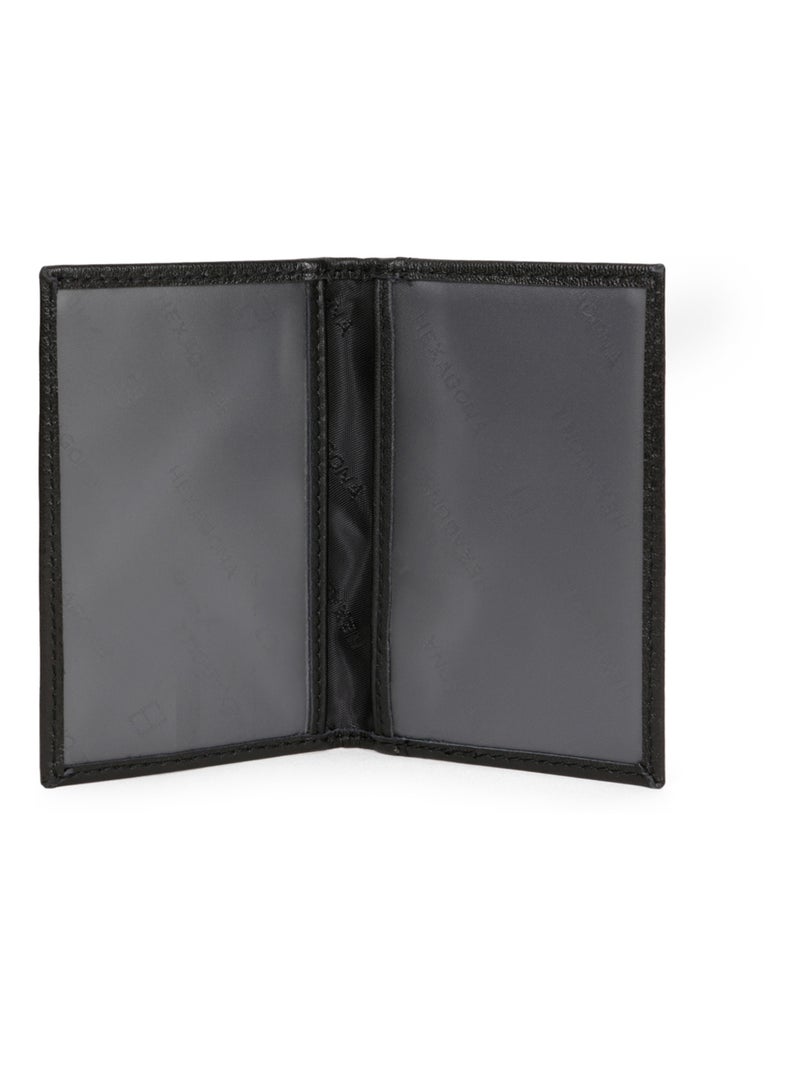 Portecartes  1 volet  Cuir SOFT Noir - Kiabi