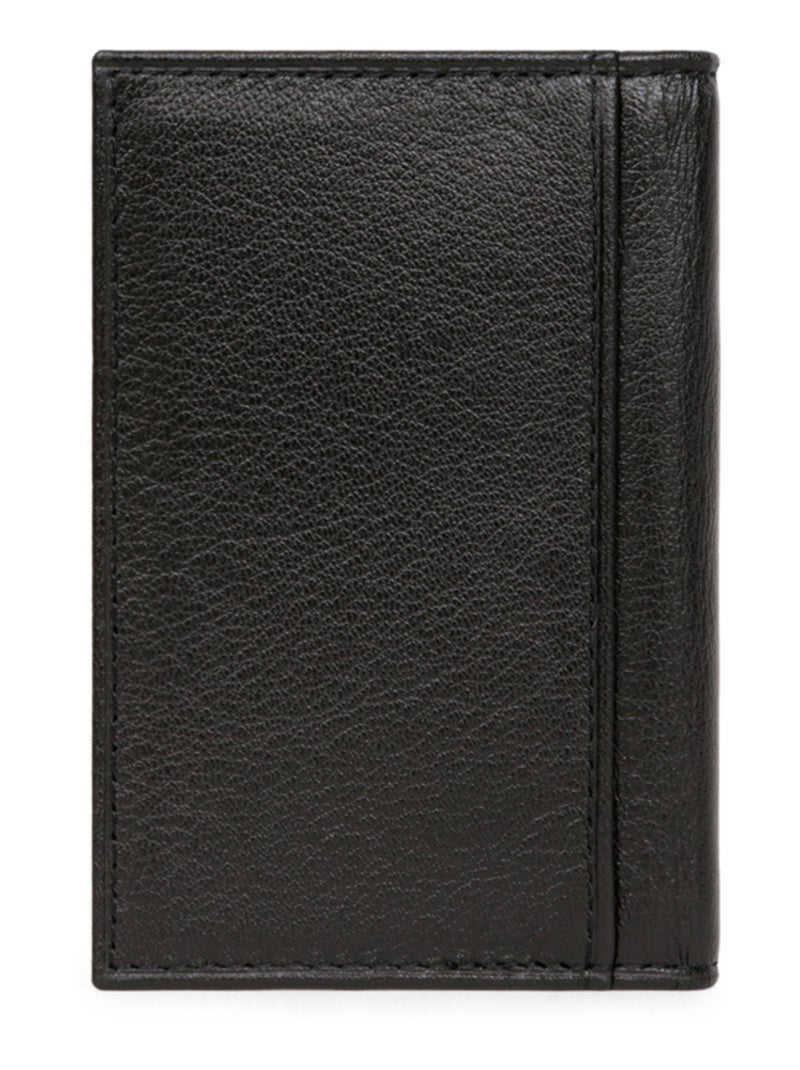 Portecartes  1 volet  Cuir SOFT Noir - Kiabi