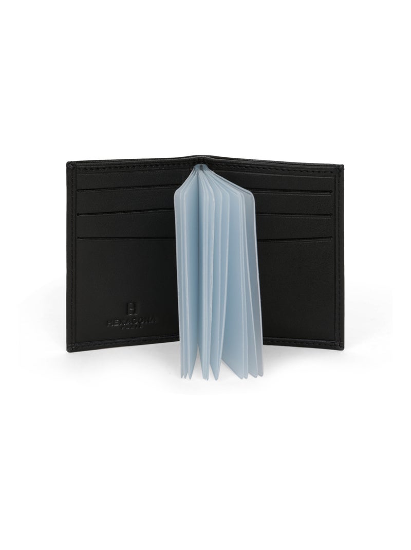 Portecartes  1 volet  Cuir SOFT Noir - Kiabi
